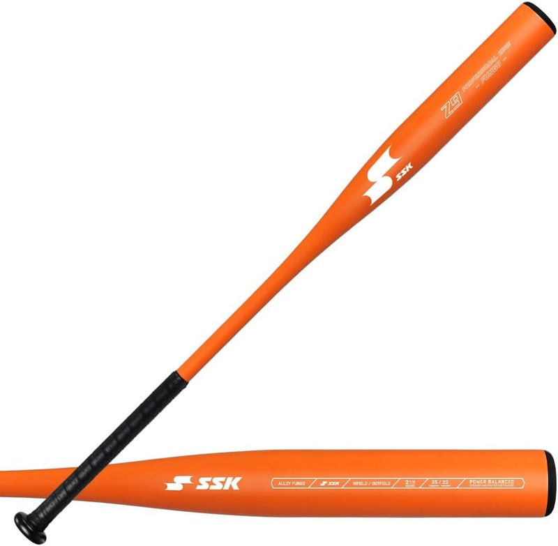 SSK Z9 Professional Edge Coaches Metal Fungo Bat - 35" 22oz Ultra-Lightweight Aluminum Fungo Bat MF150 - Image 1